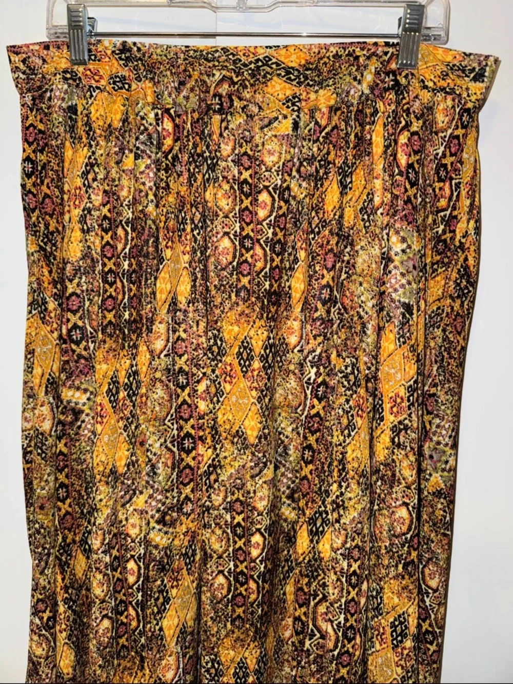 Lane Bryant Flowy Maxi Skirt w Slit Boho Print Women’s 14 / 16 - Picture 9 of 12